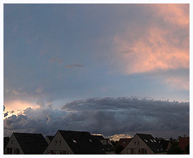 Stratocumulus en Altocumulus castellanus (kasteel wolken)