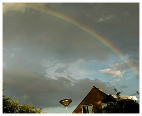 Regenboog met supernumerary