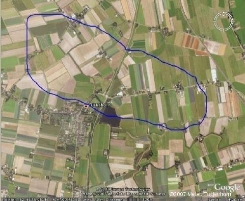 overzicht van het meest getroffen gebied